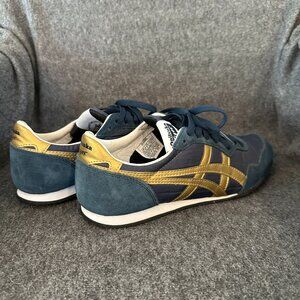 Onitsuka Tiger Serrano Suede Sneakers Navy & Gold